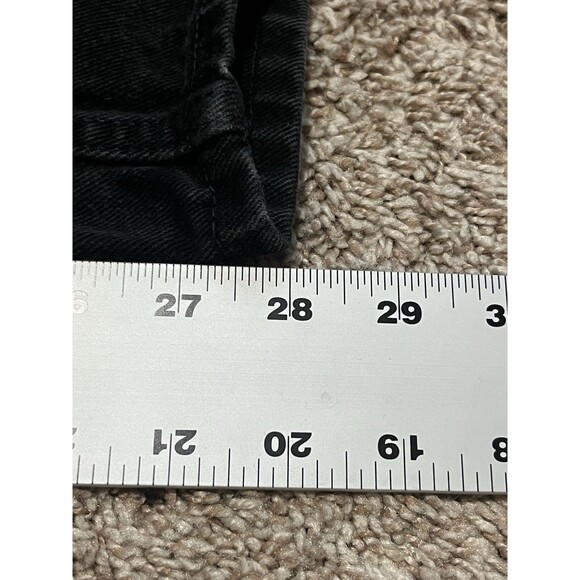 Levi’s 550 Relaxed Fit Tapered Jeans Size 14 MIS S 30x28 Black Denim MADE IN USA - Picture 7 of 10